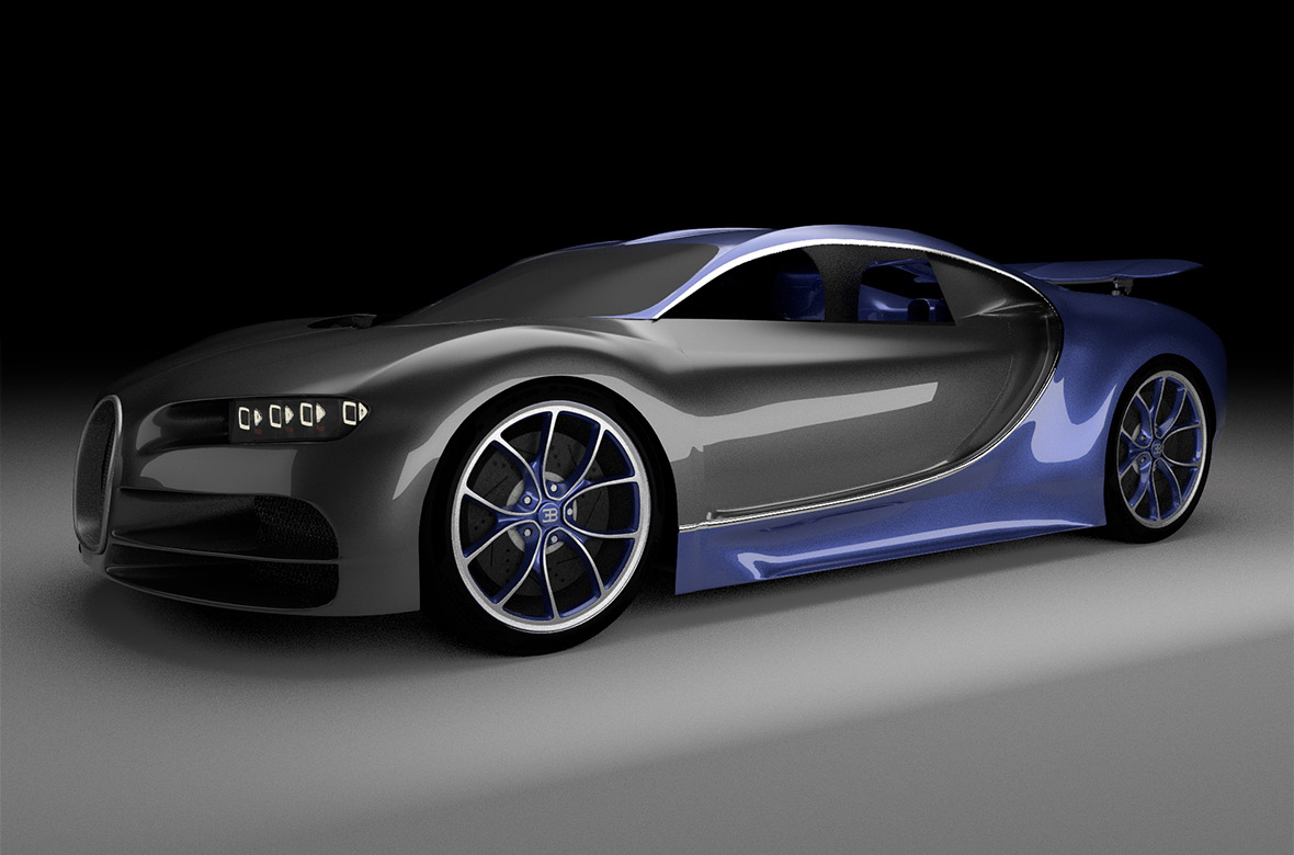 Supercar Bugatti Chiron | Multimediafabriek