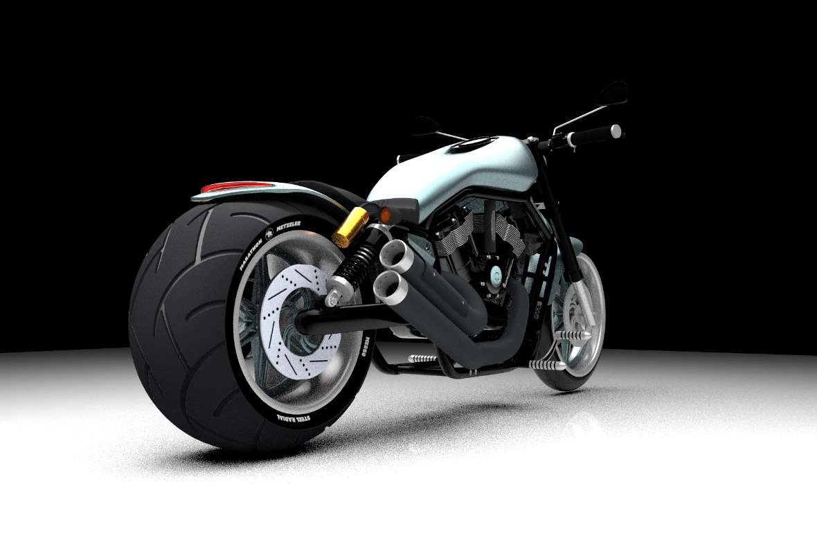 Modelling Harley Davidson Night Rod Custom | Multimediafabriek