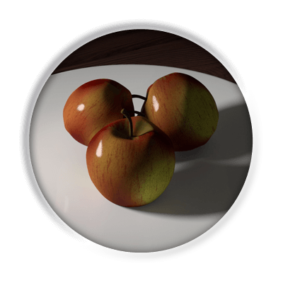 3D render appels | Multimediafabriek